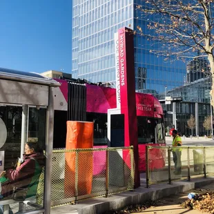 OKC Streetcar:  Myriad Gardens Platform Stop