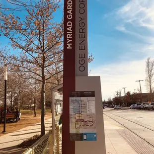 OKC Streetcar:  Myriad Gardens Platform Stop