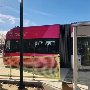 OKC Streetcar:  Myriad Gardens Platform Stop