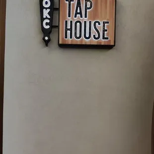 a sign on the wall