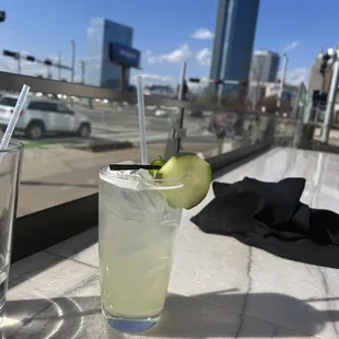 Cucumber jalapeño drink