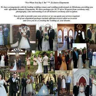 Exclusive Elopements &amp; Weddings