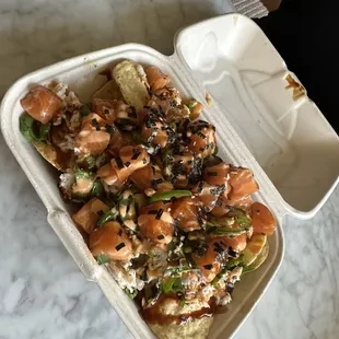 Poke Nachos