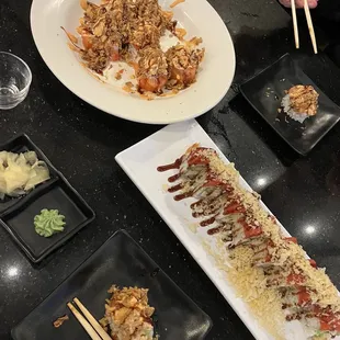 Fire Cracker Roll, Horny Roll, Hot Night Roll