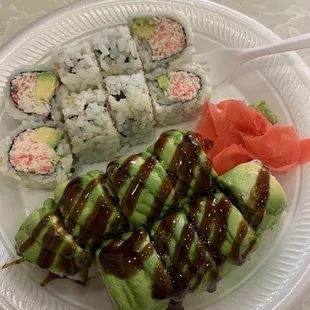 Dragon Roll California Roll