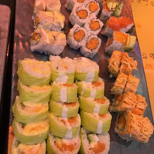 sushi, sushi and sashimi, food, sashimi