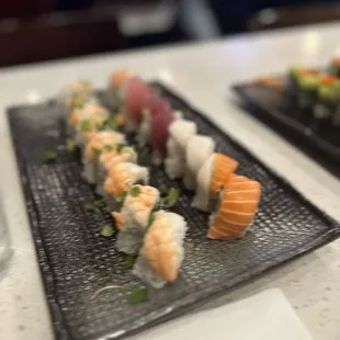 sashimi, sushi and sashimi, food, sushi