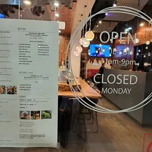 Oki Sushi hours and menu - No dogs allowed
