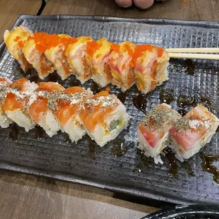 Basil and Triple Tuna Roll.