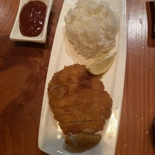 Tonkatsu Rice Plate