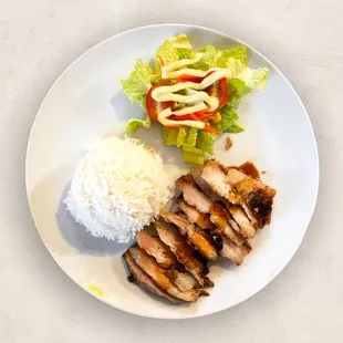 a plate of food