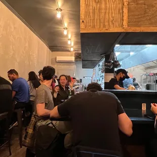 Interior of restaurant