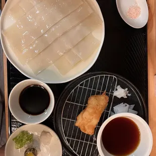 Chicken tempura set