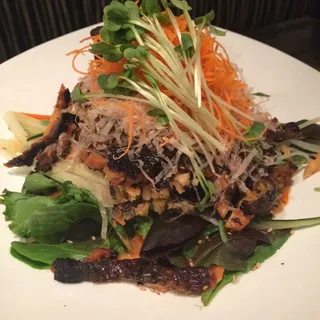 Salmon Skin Salad
