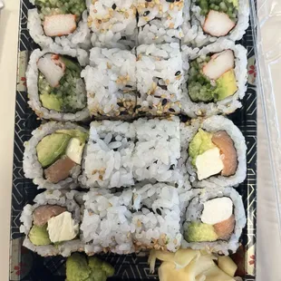 California Roll &amp; Philly Roll