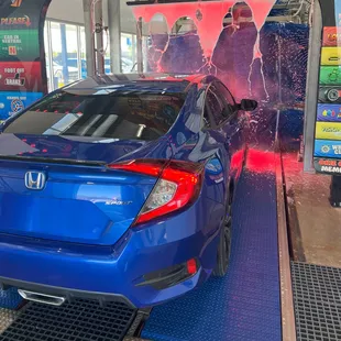 Okie Express location has flat belt conveyors to safely and easily clean your car!