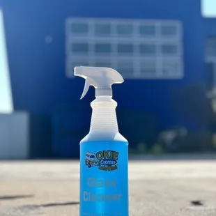 Enjoy a clear windshield EVERY wash at Okie with our new Glass Cleaner available in the vacuum bay to fulfill all your detailing needs!