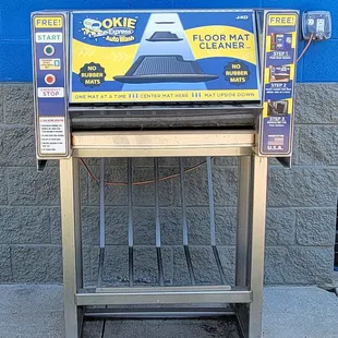 Clean your floor mats with every wash with our FREE Okie mat cleaners