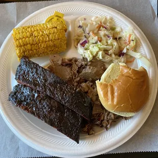 a plate of food