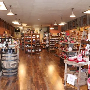 the inside of a store