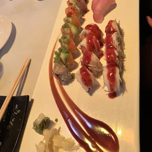 sushi, sashimi, sushi and sashimi, food