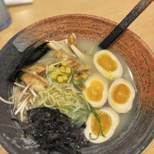 chicken ramen + extra egg