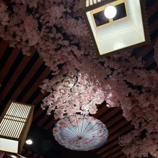 fully decorated ceiling
