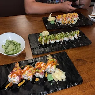 food, sushi and sashimi