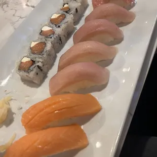 Sake, Hamachi, and Toro