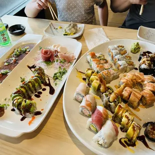 sashimi, sushi, food, sushi and sashimi