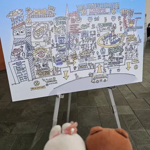 Map at the Convention Center