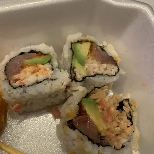 Spicy yellowtail
