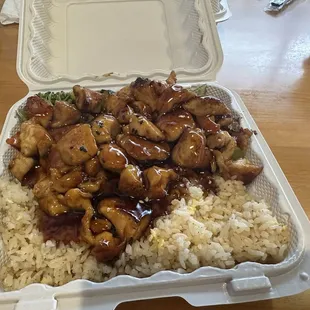 Teriyaki chicken lunch