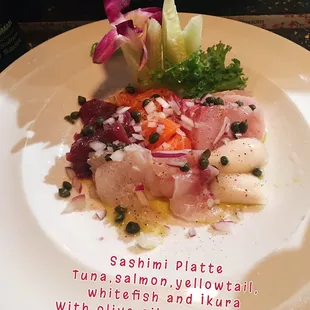 new sashimi platte