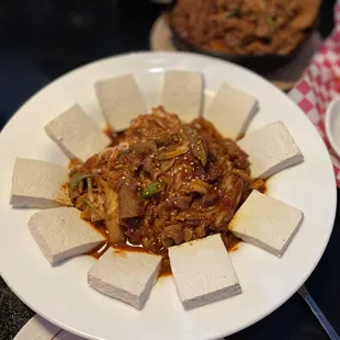 Kimchi tofu