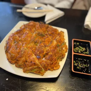 Kimchi pancake