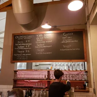 Menu as of First Friday 3/23