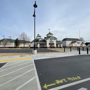 Outside, front view of Aquarium