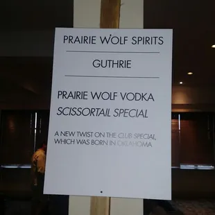 Signature drink for the night!