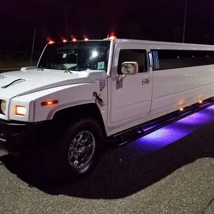 Stretch Hummer.  14 passenger