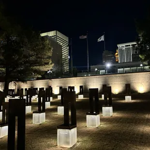 Chairs of the victims