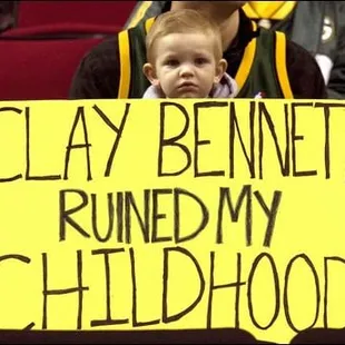 DISGRUNTELED SEATTLE SONICS FAN