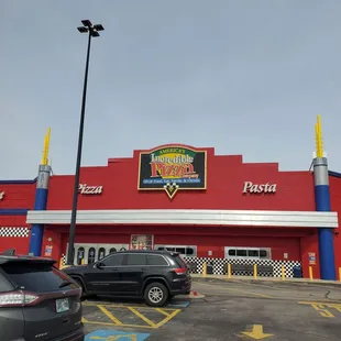 the exterior of the restaurant