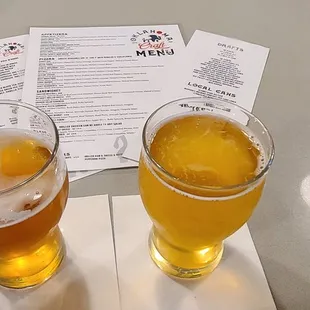 Lively's Octoberfest and OK Craft's Cream Ale