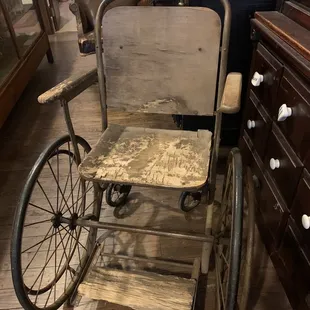 Whew...how about an old wheel chair?
