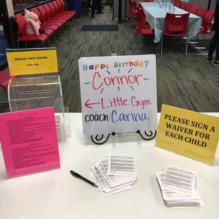 Big gym or little gym birthday parties are fun here!