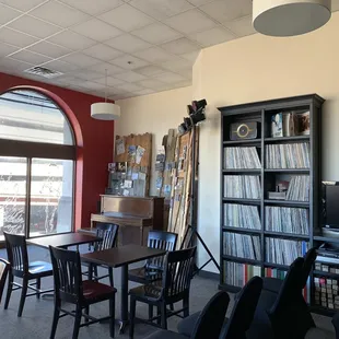 a view of the music room