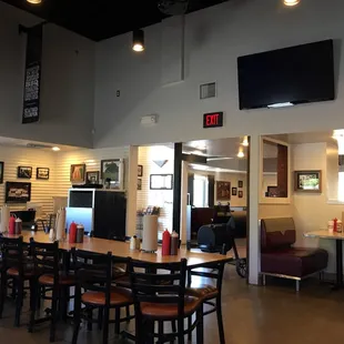 Spacious seating area