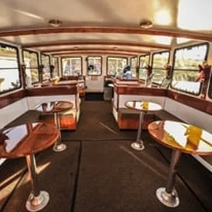 Inside the climate controlled cabin.