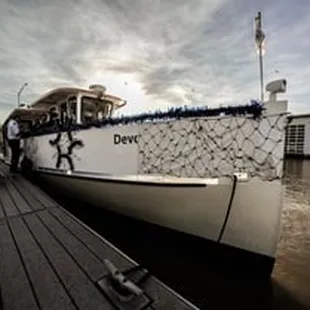 Parked at the Exchange Landing.